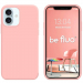 BEFLUOIP17LIGHTPIN - Coque souple Be Fluo coloris rose clair pour iPhone 17