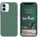 BEFLUOIP17PINVERT - Coque souple Be Fluo coloris vert sapin pour iPhone 17