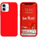 BEFLUOIP17RED - Coque souple Be Fluo coloris rouge intense pour iPhone 17