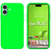 BEFLUOIP17STABG - Coque souple Be Fluo coloris Vert fluo pour iPhone 17