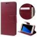 BRAVO-A520BORDEAUX - Etui Galaxy-A5(2017) Mercury Bravo logements carte fonction stand coloris rouge