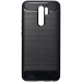 CARBOBRUSH-REDMI9 - Coque Xiaomi Redmi-9 antichoc coloris noir aspect carbone