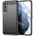 CARBOBRUSH-S22PLUS - Coque Galaxy-S22+ antichoc coloris noir aspect carbone