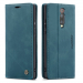 CASEME013-MI9TBLEU - CaseMe étui latéral Mi-9T aspect nubuck bleu