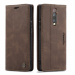 CASEME013-MI9TMARRON - CaseMe étui latéral Mi-9T aspect nubuck marron