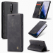 CASEME013-ONE7PRONOIR - CaseMe étui latéral OnePlus 7 PRO aspect nubuck noir