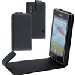 CHICOPTL72NOIR - Etui à rabat noir pour LG Optimus L7-2 avec patte magnétique