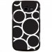 CPRN1S7390RONDS - Coque rigide Galaxy Trend Lite S7390 Impression motif ronds blancs