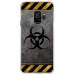 CRYSGALAXYS9RADIOACTIF - Coque rigide transparente pour Samsung Galaxy S9 avec impression Motifs radioactif