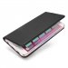 DUX-FOLIOA52017GREY - Etui Galaxy A5-2017 gris foncé fin avec rabat latéral aimant invisible et coque souple