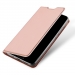 DUX-FOLIOMATE10ROSE - Etui Mate-10 rose fin avec rabat latéral aimant invisible et coque souple