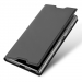 DUX-FOLIOXA1PLUSGRIS - Etui Xperia-XA1 PLUS  gris fin avec rabat latéral aimant invisible et coque souple