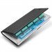 DUX-FOLIOXPXZGREY - Etui Xperia-XZ gris fin avec rabat latéral aimant invisible et coque souple