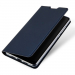 DUX-MI9TBLEU - Etui Xiaomi Mi-9T / 9T Pro bleu fin avec rabat latéral aimant invisible et coque souple