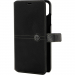 FACOBOOKIPXSNOIR - Etui iPhone XS Faconnable rtabat latéral noir avec logements cartes