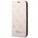 GUBKP14LHG4SHP - Etui Guess Folio Logo 4G pour iPhone 14 Pro coloris rose