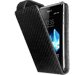 HCARBON-XPERIAT-NO - Etui Carbone noir pour Sony Xperia T