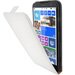 LUXY1320BLANC - Etui Slim à rabat pour Nokia Lumia 1320 blanc lisse aspect mat