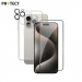 MBX-PACKIP15PRO - Pack de Protection Coque + Lentille Verre Trempé pour iPhone 15 Pro