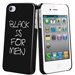 MUBKC0524 - Coque Muvit noire Homme Vintage pour iPhone 4S et 4