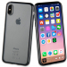 MUCRB0026-IPX - Muvit Coque Bumper iPhone Xs contour antichoc noir dos transparent rigide