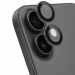 RINGLENS-IP17NOIR - Vitre protection appareil photo iPhone 17 verre avec anneau aluminium noir