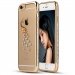 SHENGOPAONIP6GOLD - Coque souple Shengo série Xinya Paon pour iPhone 6s coloris or