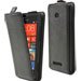 SLIM-HTC8X - Etui Slim à rabat noir HTC Windows Phone 8X et film protecteur écran