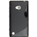 SLINENOLUMIA720 - Coque Housse S-Line noire Nokia Lumia 720