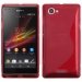 SLINEXPLROUGE - Coque Souple en Gel S-Line Xperia L Coloris Rouge