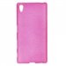 SOFTYMETALXPEZ5ROSE - Housse gel effet métallisé pour Sony Xperia Z5 coloris rose