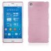 SOFTYMETALXPZ3ROSE - Housse gel effet métallisé pour Sony Xperia Z3 coloris Rose aspect métal