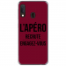 TPU0A20EAPEROBORDEAU - Coque souple pour Samsung Galaxy A20e avec impression Motifs l'apéro recrute bordeau