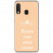 TPU0A20EBOUDERBEIGE - Coque souple pour Samsung Galaxy A20e avec impression Motifs Bouder pour mieux Régner beige