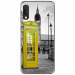 TPU0A20ECABINEUKJAUNE - Coque souple pour Samsung Galaxy A20e avec impression Motifs cabine téléphonique UK jaune