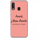 TPU0A20ECHIANTEROSE - Coque souple pour Samsung Galaxy A20e avec impression Motifs Avant, j'étais chiante rose