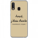 TPU0A20ECHIANTETAUPE - Coque souple pour Samsung Galaxy A20e avec impression Motifs Avant, j'étais chiante taupe