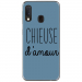 TPU0A20ECHIEUSEBLEU - Coque souple pour Samsung Galaxy A20e avec impression Motifs Chieuse d'Amour bleu