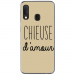 TPU0A20ECHIEUSETAUPE - Coque souple pour Samsung Galaxy A20e avec impression Motifs Chieuse d'Amour taupe