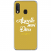 TPU0A20EDIEUOR - Coque souple pour Samsung Galaxy A20e avec impression Motifs Appelle moi Dieu or