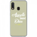 TPU0A20EDIEUVERT - Coque souple pour Samsung Galaxy A20e avec impression Motifs Appelle moi Dieu vert