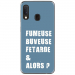 TPU0A20EFUMEUSEBLEU - Coque souple pour Samsung Galaxy A20e avec impression Motifs fumeuse et alors bleu