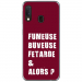 TPU0A20EFUMEUSEBORDEAU - Coque souple pour Samsung Galaxy A20e avec impression Motifs fumeuse et alors bordeau