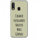 TPU0A20EGENIALEVERT - Coque souple pour Samsung Galaxy A20e avec impression Motifs Chiante mais Géniale vert