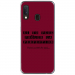 TPU0A20EPERFECTIONBORDEA - Coque souple pour Samsung Galaxy A20e avec impression Motifs frôler la perfection bordeau