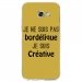TPU0A52017BORDELIQUEOR - Coque souple pour Samsung Galaxy A5-2017 SM-A520F avec impression Motifs Je ne suis pas bordélique