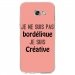 TPU0A52017BORDELIQUEROSE - Coque souple pour Samsung Galaxy A5-2017 SM-A520F avec impression Motifs Je ne suis pas bordélique