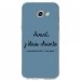 TPU0A52017CHIANTEBLEU - Coque souple pour Samsung Galaxy A5-2017 SM-A520F avec impression Motifs Avant, j'étais chiante ble