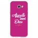 TPU0A52017DIEUFUSHIA - Coque souple pour Samsung Galaxy A5-2017 SM-A520F avec impression Motifs Appelle moi Dieu fushia