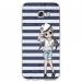 TPU0A52017MANGAMARINE - Coque souple pour Samsung Galaxy A5-2017 SM-A520F avec impression Motifs manga fille marin